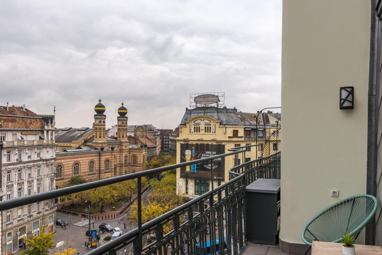 Panoramic Smart Penthouse Central View Of Grand Synagogue Appartement Boedapest Buitenkant foto