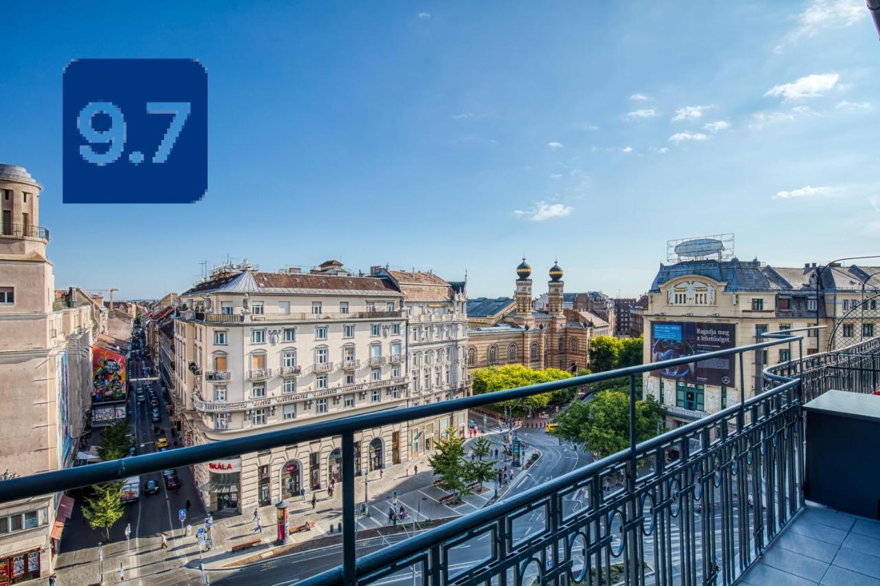 Panoramic Smart Penthouse Central View Of Grand Synagogue Appartement Boedapest Buitenkant foto